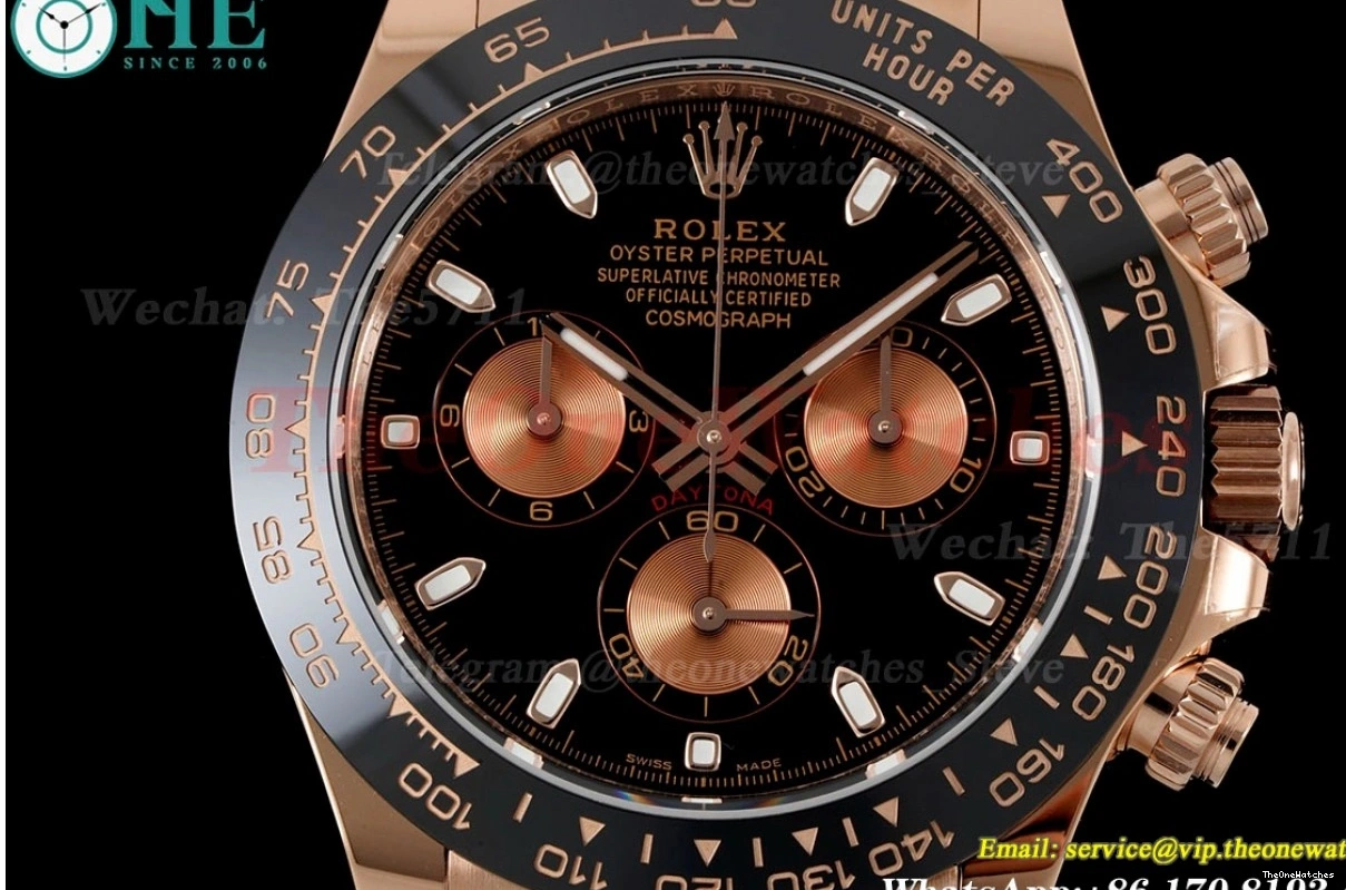 116515 RU RG Dial Black Daytona 904L SA4130 V2 BTF 0518